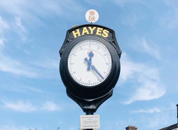 Hayes Jubilee Clock